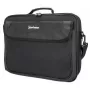 Manhattan Cambridge Laptoptas 15,6 inch, Clamshell-ontwerp, zwart, NIEDRIGER PREIS, vak voor accessoires, documentenvak achter, schouderband (afneembaar), equivalent aan Targus TAR300, notebooktas, drie jaar garantie