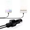 CC-T8 ultrasnelle auto-oplader 2x USB 3.0 6A 36W + micro-USB-kabel 1m