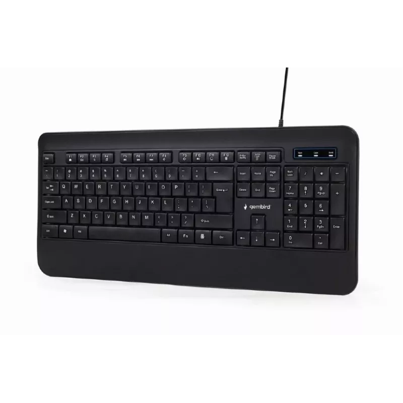 TOETSENBORD MULTIMEDIA USB ENG/ZWART KB-UML-03 GEMBIRD