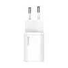 Oplader Baseus CCSP020102 mobiel apparaat universeel wit AC binnen