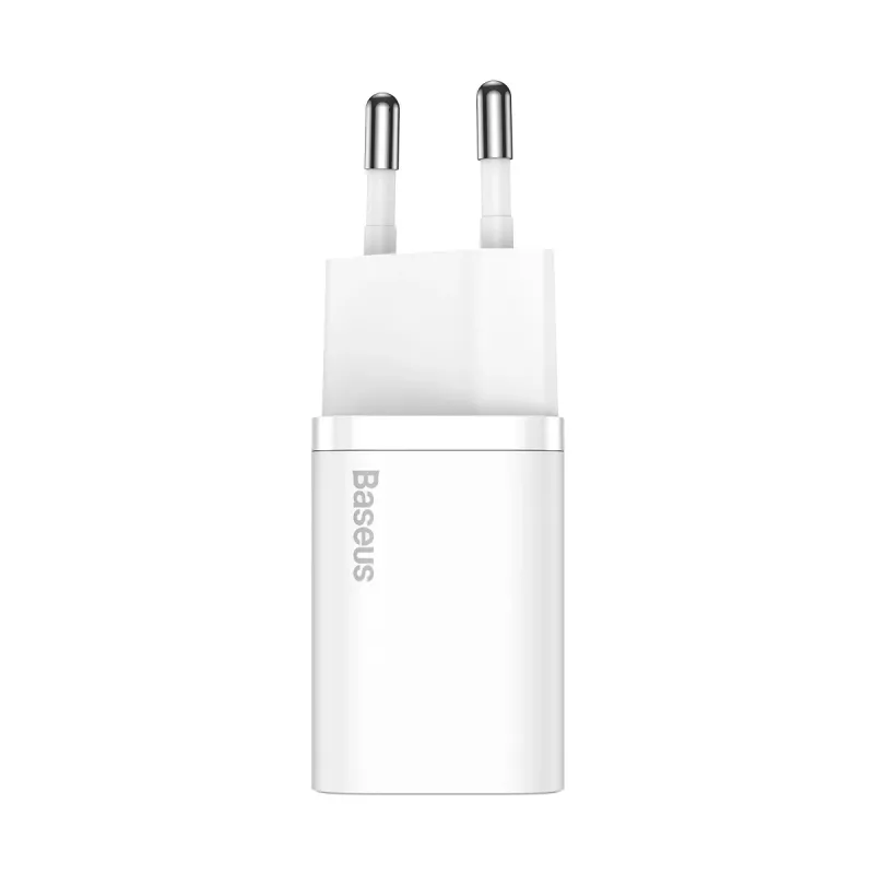 Oplader Baseus CCSP020102 mobiel apparaat universeel wit AC binnen