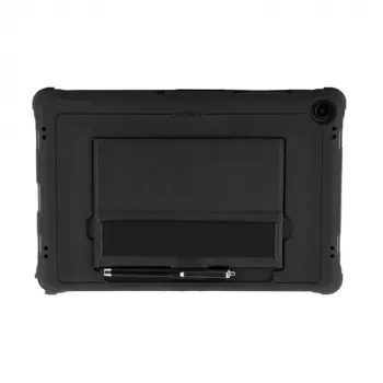 Mobilis PROTECH - achtercover voor tablet - met standaard & handlus, versterkt - zwart - voor Samsung Galaxy Tab A9+ (053025)