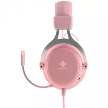 Deltaco GAM-030-P hoofdtelefoon en headset bedraad hoofdband gaming USB Type-A roze (GAM-030-P)