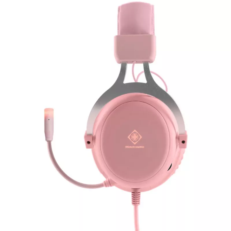 Deltaco GAM-030-P hoofdtelefoon en headset bedraad hoofdband gaming USB Type-A roze (GAM-030-P)