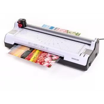 Kantoormachine SENCOR SLA 230 A4, compatibel met A4-vellen, foliediktebereik 2x75–2x125 mm