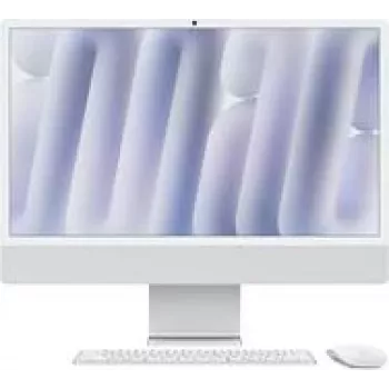 Apple iMac24 zilver/M4-10C-CPU 10C-GPU/ SSD/NK-ID-German/MM2 (Z1K1_1021_DE_CTO)