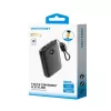 Powerbank Vention FKAB0-C 10000 mAh, 2× USB-C + 1× USB-A, 22,5 W, zwart