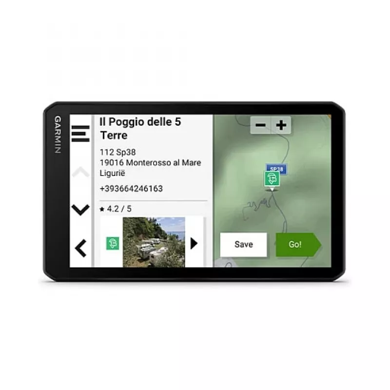 Garmin CamperCam 795 010-02728-10 navigatiesysteem, 17,6 cm (6,95") TFT-aanraakscherm, 1024 x 600, microSD, zwart
