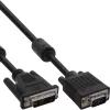 InLine DVI-A-kabel 12+5 stekker / 15-pins HD-stekker VGA 2 m
