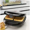Clatronic ST/WA 3670 sandwichmaker 800 W zwart, roestvrij staal