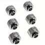 RAIJINTEK PELIAS SILVER D141806 — set met 6 zilveren koelventilatorbladen/accessoires