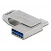 USB-flashstation DeLOCK 128 GB USB-C Type-A draaibaar model