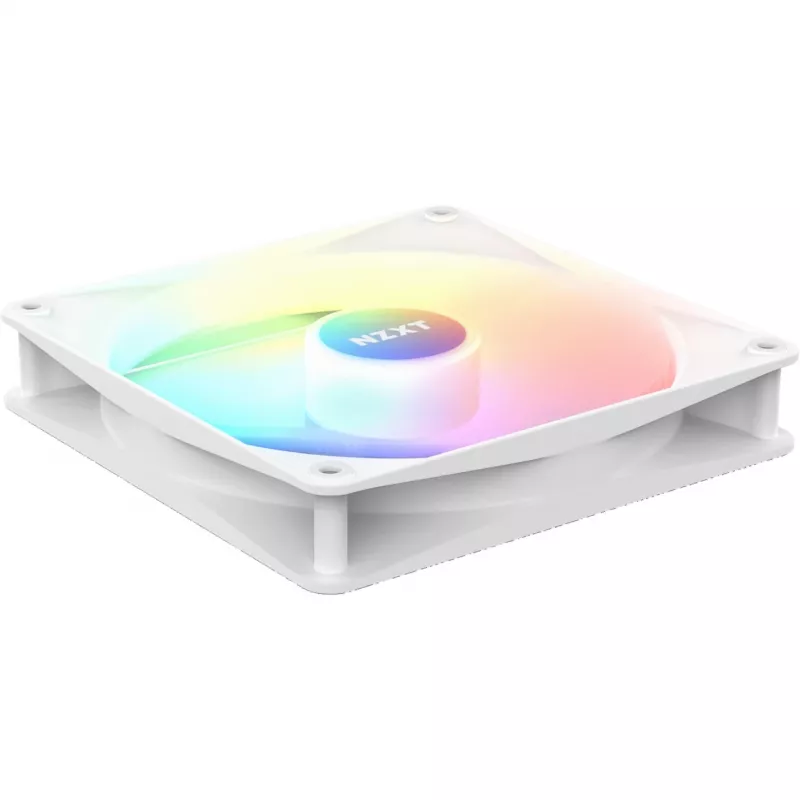 NZXT F120 RGB Core RF-C12SF-W1 120 mm behuizingsventilator, 500–1800 RPM, PWM, wit