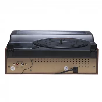 Denver VPR-190MK2 retro-platenspeler met radio en ingebouwde luidsprekers