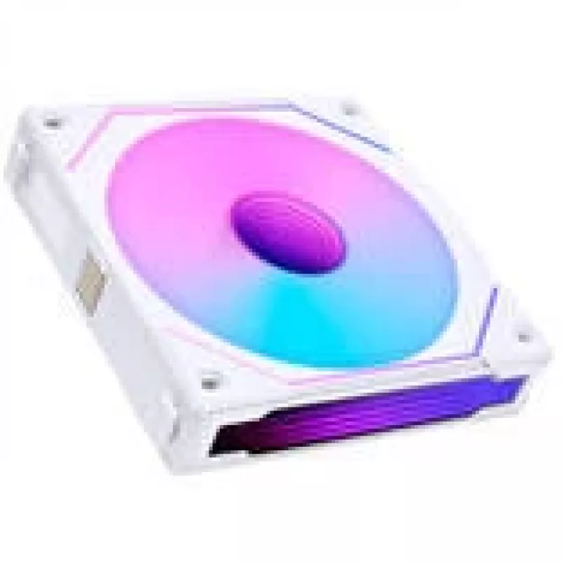 Computerkastventilator Lian Li Uni Fan 12RSLIN3W 120 mm Wit, 12 V, 0,2–2100 tpm, 2,66 mmH2O, FDB
