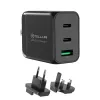 Wandlader Tellur TLL151451 65W, 3-poorts (2x USB-C, 1x USB-A)