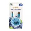 Sbox USB->Type C M/M 1,5m CTYPE-1.5BL blauw