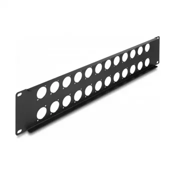 DeLOCK patchpanel-accessoire 88055 rackmontage 2U zwart