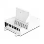 DeLOCK glasvezel-verdeelbox FTTH binnen-wandmontage 8 poorten wit