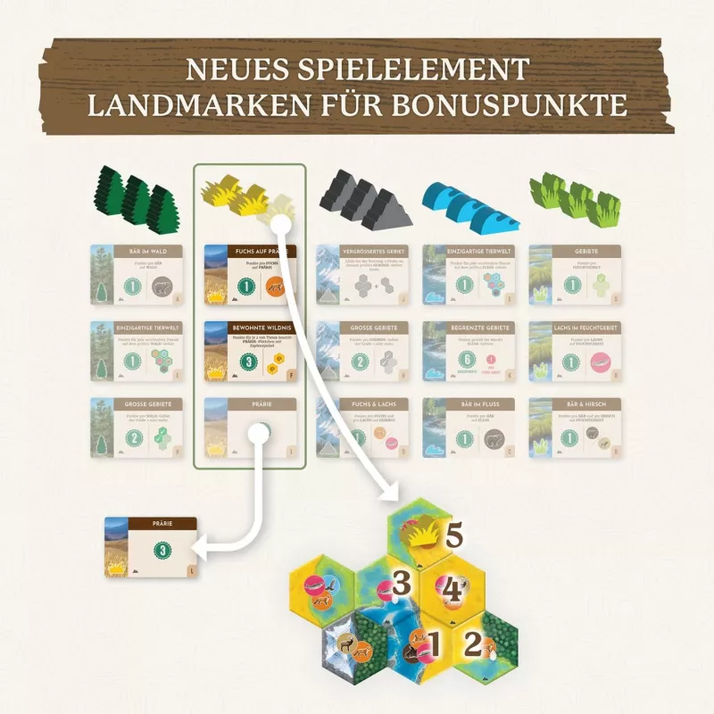 Kosmos Cascadia Landmarks 60 min bordspel familie