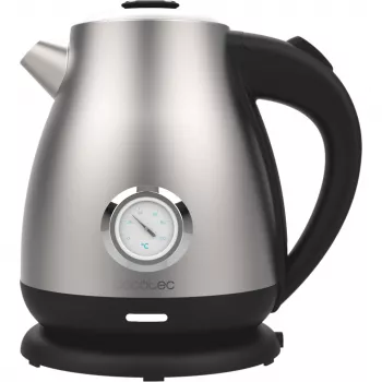 Cecotec Thermosense 620 Retro Steel elektrische waterkoker 1,7 l 2200 W roestvrij staal