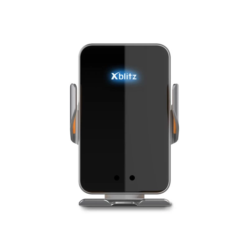 Xblitz FX4 Elegance Automatische telefoonhouder voor in de auto met draadloos opladen, montage op ventilatierooster