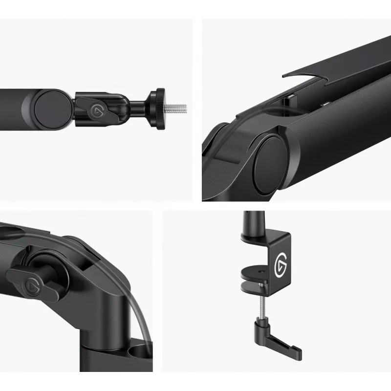 Microfoonarm Elgato Wave Mic Arm Low Profile — verstelbare low-profile-arm voor studio en streaming