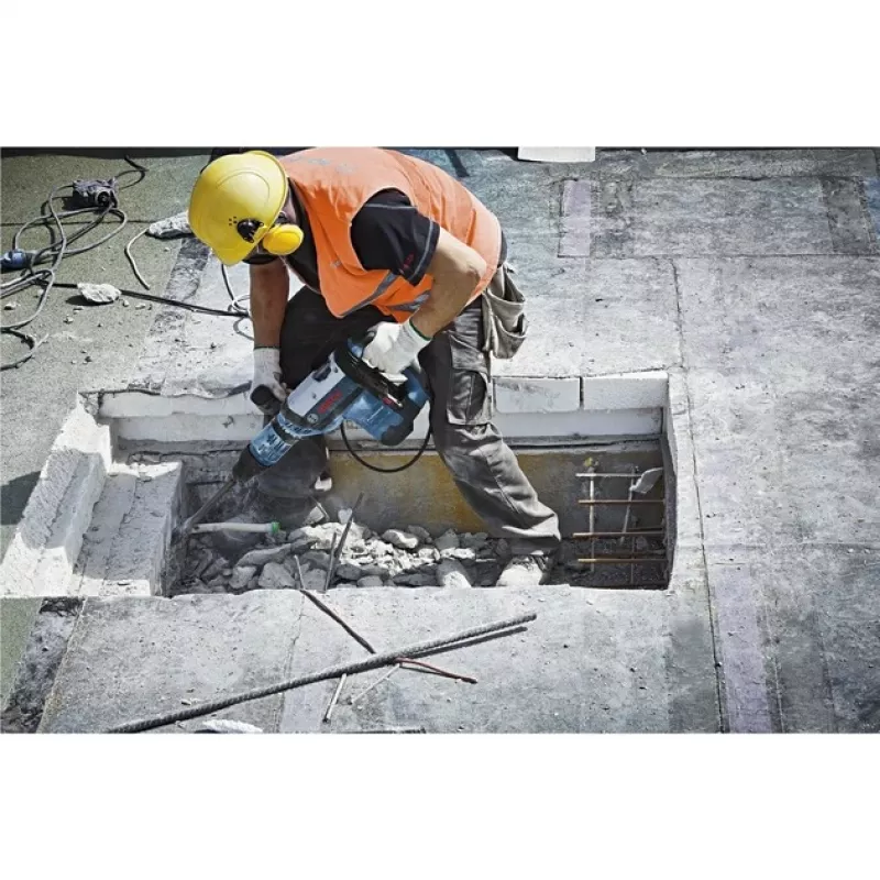 Bosch GSH 7 VC zwart blauw 1500 W