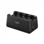 4-slot oplader - voeding en netsnoer apart bestellen