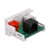 DeLOCK Easy 45 module 2 x cinch-bus naar RJ45-bus 22,5 x 45 mm