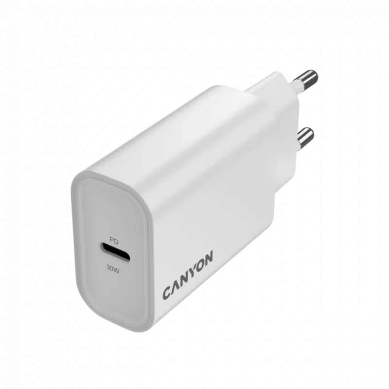CANYON Oplader OnCharge 30CL Max Power 30W 1xPD EU Wit