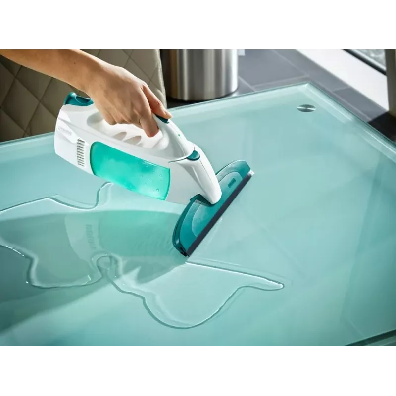 Leifheit raamwisser Glass Cleaner Dry&Clean met handgreep en wisservor 51003