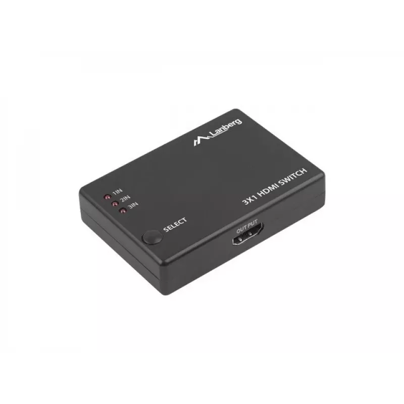 LANBERG VIDEOSWITCH 3X HDMI + MICRO USB POORT