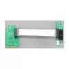 Riser-kaart Mini PCI Express > PCI Express x1 links gericht