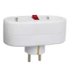 Stopcontactsplitter MACLEAN MCE338 F — type F, 2 stopcontacten, 2×16A met zekeringautomaat
