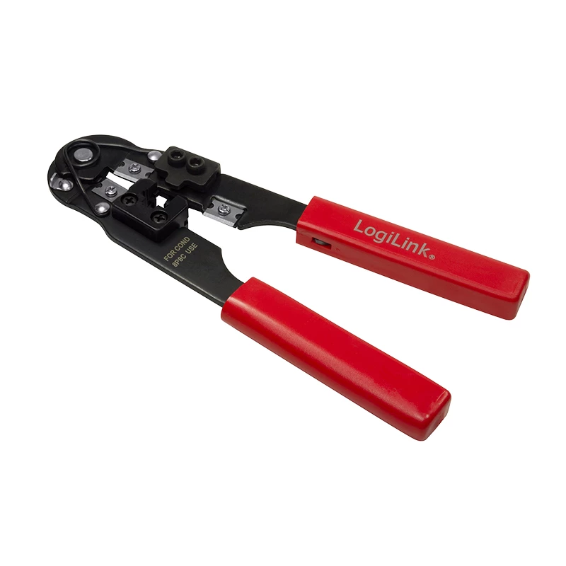 LogiLink WZ0004 kabel-crimpgereedschap crimptang zwart. rood