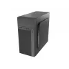 PC-behuizing NATEC Helix Mini Tower zwart — microATX/Mini-ITX, 3×3,5 inch + 5×2,5 inch, 33 cm GPU, USB-C/USB-A aansluitingen