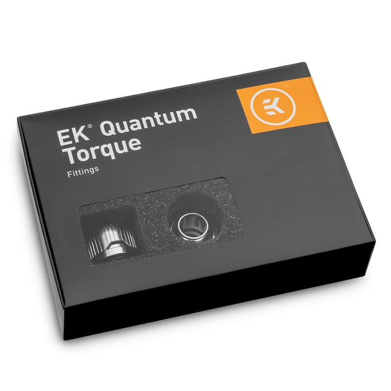 EK Water Blocks EK-Quantum Torque HDC 12 fitting 6-pack, G1/4, zilver