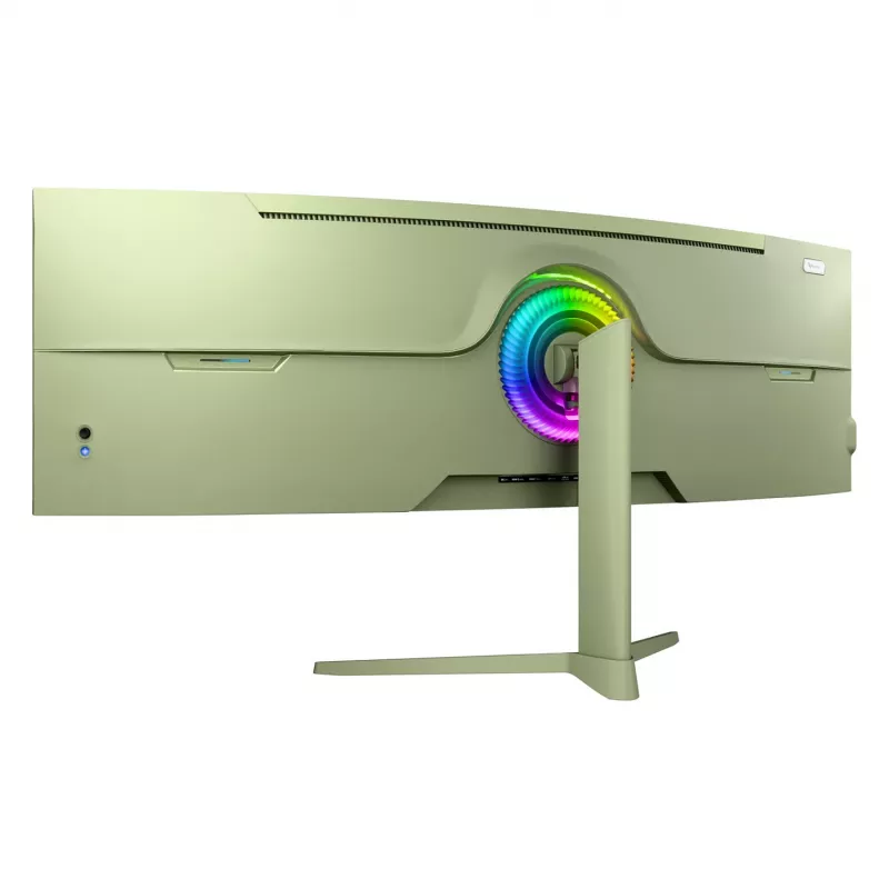 Curved computermonitor Arozzi Nova 49 inch (124,5 cm) dual QHD 5120×1440 LED VA, 4 ms, groen