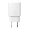 Wandlader Baseus Compact 1x USB-A + 1x USB-C 3A, compacte reisadapter