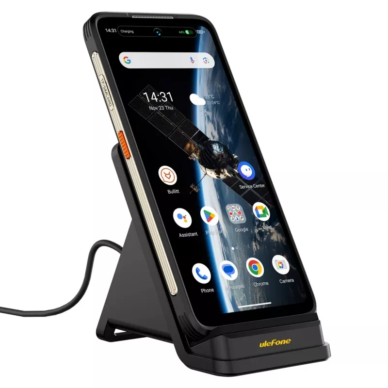 UleFone indoor-smartphone-oplader WCS01 – 50 W USB Type-C, draadloos snelladen, zwart