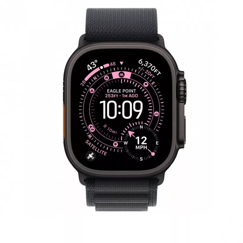 Smartwatch-armband Apple MG9J4ZM/A zwart titanium polyester elastaan