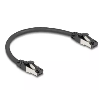 Netwerkkabel DeLOCK 80566 RJ-45 Cat8.1 0,25 m zwart