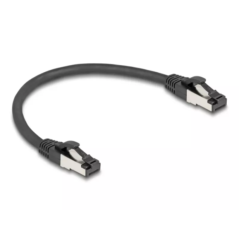 Netwerkkabel DeLOCK 80566 RJ-45 Cat8.1 0,25 m zwart