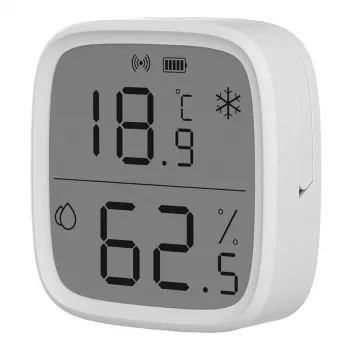 Sonoff ZigBee binnen-temperatuur- & vochtigheidssensor SNZB-02D draadloos batterij CR2450