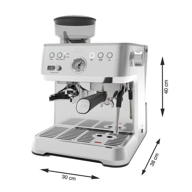 Solis Grind & Infuse Perfetta halfautomatische espressomachine 2,6 L