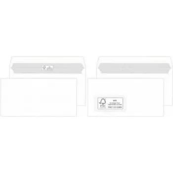 Envelop MAILmedia DIN lang FSC zelfklevend wit