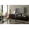 Cama TV-kast SIGMA 3 180 zwart/zwart glanzend + biały