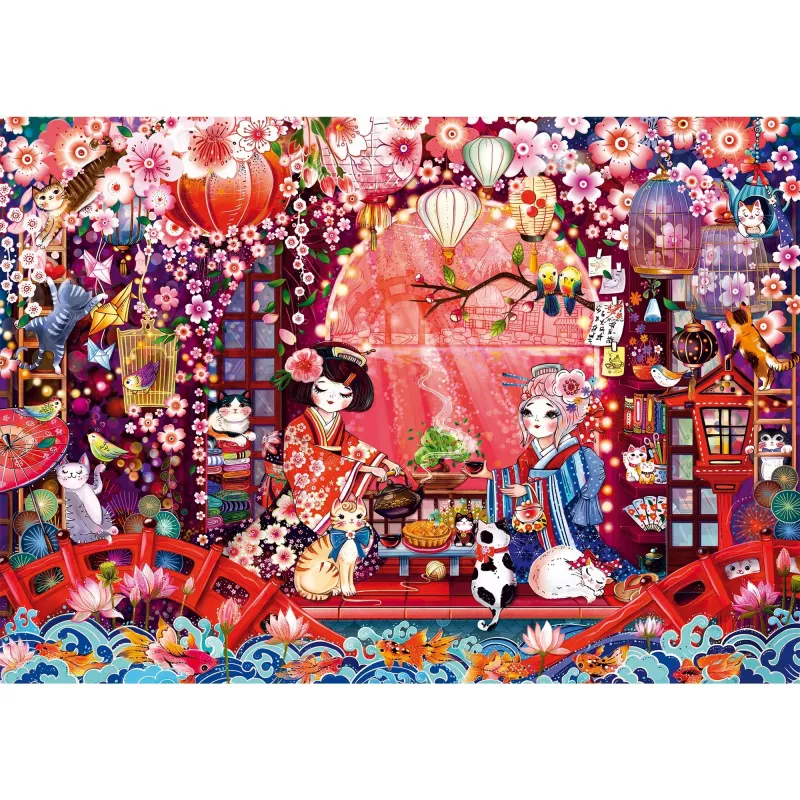 Japanse theeceremonie, puzzel 500 stukjes