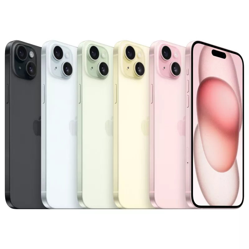 Apple iPhone 15 Plus 17 cm (6,7) dual-sim iOS 17 5G USB Type-C 512 GB zwart (MU1H3ZD/A)
